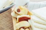 Bread Of Tableware Stock Photo