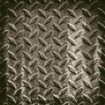 Seamless Steel Diamond Plate Texture Stock Photo