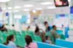 Hospital Interior Blur Background 2 Stock Photo