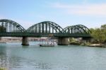 Cote D'azur, France/europe - April 20 :  Passenger Ferry Across Stock Photo