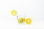 Lime Kiwi And Lemon Stock Photo