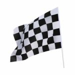 Finish Flag Stock Photo