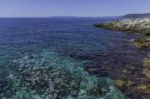 Beautiful Seascape Near A Village In Peloponesse Stock Photo