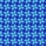 Woven Blue Pattern Stock Photo