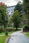 State Castle And Chateau Complex Of Cesky Krumlov Stock Photo