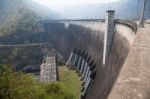 Dam In Thailand Stock Photo