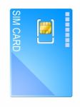 Sim Card Stock Photo