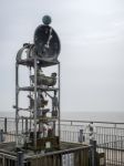 The Pier Waterclock In Southwold Stock Photo