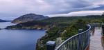 Carp Bay In Freycinet National Park Stock Photo