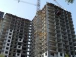 Construction Of A Residential Building In A Building Stock Photo