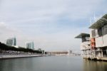 Modern Oceanarium Building In Lisbon, Portugal Stock Photo