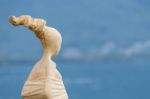 Modern Art Statue In Montreux Switzerland Stock Photo