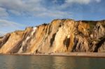 Alum Bay, Isle Of Wight/uk - October 30 : View Of Alum Bay Isle Stock Photo