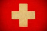 Switzerland Flag Drawing ,grunge And Retro Flag Series Stock Photo