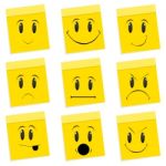 Smiles Icon Set Stock Photo