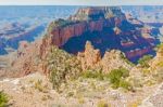 View From The North Rim Of The Grand Canyon Stock Photo