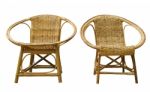 Rattan Chairs Stock Photo