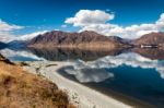 Lake Hawea Stock Photo