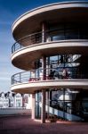 Bexhill-on-sea, East Sussex/uk - January 11 : De La Warr Pavilio Stock Photo