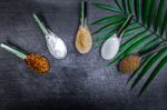 Ingredients And Condiment Stock Photo