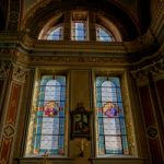 Interior View Of The Parish Church In Ortisei Stock Photo