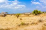 Farmland Landscape In Ethiopia Stock Photo