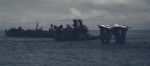 Dark And Gloomy Effect On The Shipwrecks At Tangalooma Island Stock Photo