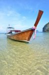 Long Tail Boat Stock Photo