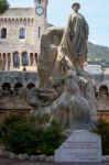 Monte Carlo, Monaco/europe - April 19 : Hommage Des Colonies Etr Stock Photo