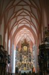 Interior View Of The Collegiate Church Of St Michael In Mondsee Stock Photo