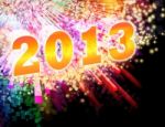 New Year 2013 Stock Photo