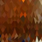 Brown Forest Abstract Low Polygon Background Stock Photo