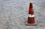 Old Traffic Cone Stock Photo