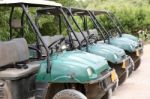 ATV In Queue Stock Photo