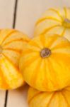 Fresh Yellow Pumpkin Stock Photo