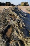 Coastline Area Of Sagres, Portugal Stock Photo