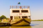 The Boat On The River Nile Stock Photo