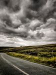 Rural Asphalt Road Stock Photo