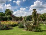 View Of The Garden At Hever Castle Stock Photo