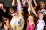 Teenagers Dancing In Night Club Stock Photo