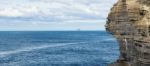 View Of Devils Kitchen Beach, Tasmania Stock Photo