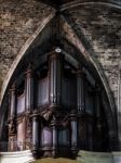 Organ In The Basilica St Seurin In Bordeaux Stock Photo