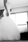 Bride In Wedding Dress Stock Photo