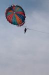 Parasailing Stock Photo