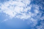 The Beauty Background Of Blue Sky With Cloud Stock Photo