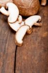 Shiitake Mushrooms Stock Photo