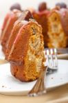 Chestnut Cake Bread Dessert Stock Photo