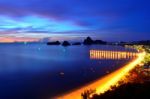 View Of Ao Manao Bay In Prachuap Khiri Khan, Thailand Stock Photo