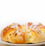 Sweet Bread Donut Cake Stock Photo