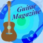 Guitar Magazine Indicates Guitars Magazines And Rock Stock Photo